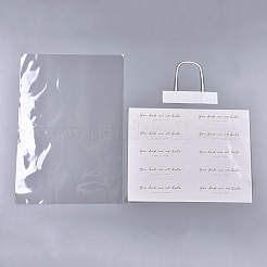 Transparente Bopp-Geschenktüte aus Kunststoff&nbsp;ABAG-F003-01C