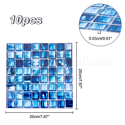 Papel de patrón de cristal de marca autoadhesiva de pvc&nbsp;DIY-WH0217-06