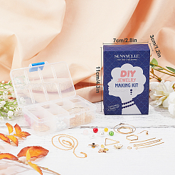 Kits de fabrication de boucles d'oreilles abeilles DIY&nbsp;DIY-SC0014-32G