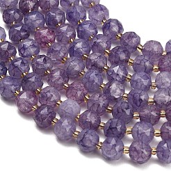 Colliers de perles en verre imitation jade teintées&nbsp;GL-Z001-02A-08