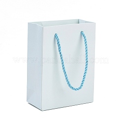 Weiße Geschenktüten aus Papier mit Henkeln&nbsp;ABAG-K004-02