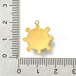 Facettierten natürlichen Labradorit-Anhänger&nbsp;FIND-Z028-39E