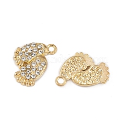 Pendenti strass in lega&nbsp;PALLOY-P312-08G