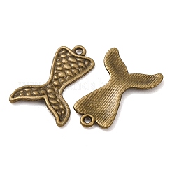 Tibetischer stil Aluminium Anhänger & Charms&nbsp;LS-TIBE-N003-06AB-FF