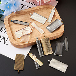 DIY-Kits zur Herstellung rechteckiger Anhänger&nbsp;DIY-TA0008-91