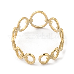 Anelli con polsino aperto avvolgenti in acciaio inossidabile 304&nbsp;RJEW-D002-06G