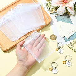 Porte-clés en alliage émaillé avec fleurs&nbsp;KEYC-YW00209