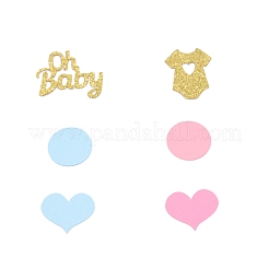 560 Stück 4 Stilpapier Babyparty Konfetti&nbsp;DIY-WH0259-55