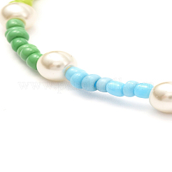 Glassamen & Glasperlen Perlenkette für Mädchen Frauen&nbsp;X1-NJEW-TA00007