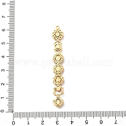 Chakra-Anhänger aus Edelstahl 304&nbsp;STAS-F367-14G
