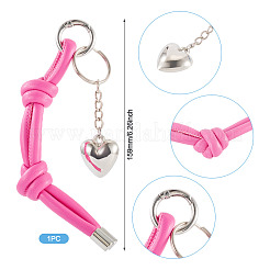Porte-clés en similicuir et plastique&nbsp;KEYC-TAC00079