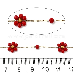 Chaînes de perles en acier inoxydable 304 faites à la main&nbsp;CHS-L031-08G-05