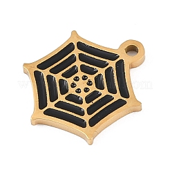 Halloween 304 Edelstahl Emaille Anhänger&nbsp;FIND-I068-01G-02