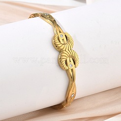 Bracciali rigidi con cerniera in acciaio inossidabile 304&nbsp;SA-CBAB92B-13G