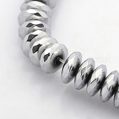 Electroplate non magnetici ematite sintetico fili di perline&nbsp;G-J208H-M