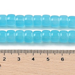 Perles de verre plaquées au four&nbsp;X1-GLAA-H036-01G