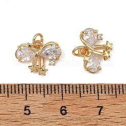 Ciondoli Shegrace in ottone con pavé di zirconi cubici trasparenti&nbsp;XGRQ4D075-654G