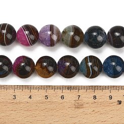 Chapelets de perles d'agate naturelle&nbsp;GG-L001-L02-03C
