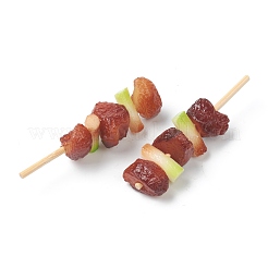 Imitación de resina de comida modelo de pincho de barbacoa de juguete&nbsp;RESI-O008-01