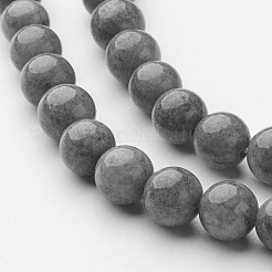 Natur Mashan Jade runde Perlen Stränge&nbsp;X-G-D263-8mm-XS29