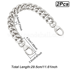 2 manico per borsa in catena di alluminio&nbsp;FIND-WR0007-05P
