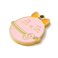 Pendentifs en émail et acier inoxydable 304 avec placage ionique (IP)&nbsp;STAS-Q301-14G