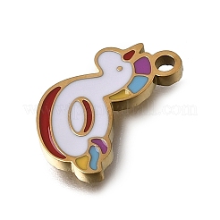 304 Edelstahl-Emaille-Anhänger&nbsp;SA-CBAA2E4-01I-G