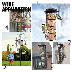 Eisen Vogel hängen Feeder&nbsp;AJEW-GA0001-76