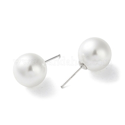 Ohrstecker aus Zuchtperlen&nbsp;EJEW-P296-21D-P