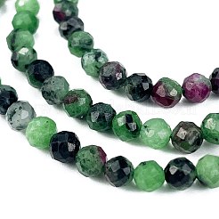 Natürliche Rubin in Zoisit Perlen Stränge&nbsp;G-L597-C02-03