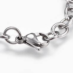 Anlaufgeschützte Ankerkettenarmbänder aus Edelstahl 304&nbsp;X-BJEW-P239-05