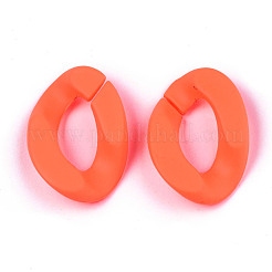 Anneaux de liaison en acrylique opaque peint à la bombe&nbsp;X-OACR-R249-03C