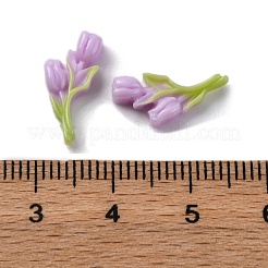 Cabochon decoden in resina luminosa e bicolore&nbsp;RESI-Z032-02C