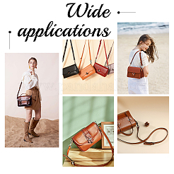 Bandoulière de sac en chaîne en cuir&nbsp;FIND-WH0093-10A