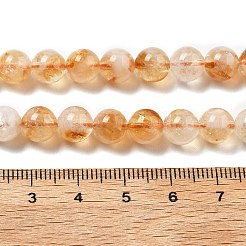 Fili di perle di citrino naturale riscaldate&nbsp;LS-G-A262-A01-8mm