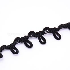 Fils de ficelle de coton de garniture de dentelle de force élastique de chinlon pour la fabrication de bijoux&nbsp;EW-WH0009-01B