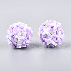Handgefertigte Polymer Clay Strass- und Harzperlen&nbsp;CLAY-T022-01E