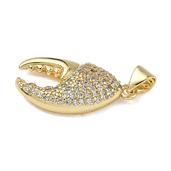 Pendentifs en laiton zircon cubique transparent&nbsp;KK-L257-02G-03