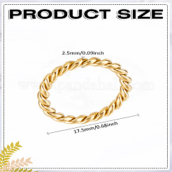 1 Stück Fingerringe aus Edelstahl für Frauen und Männer&nbsp;RJEW-LP0002-34