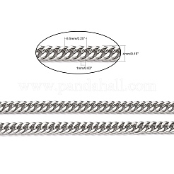 Fabrication de bijoux pour hommes résistants au ternissement&nbsp;CHS-A003C-1.0mm