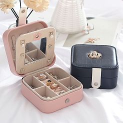 PU-Kunstleder-Schmuck-Organizer-Box&nbsp;CON-P016-A01