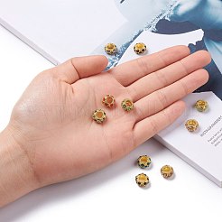 Legierung Rhinestone European Beads&nbsp;CPDL-H997