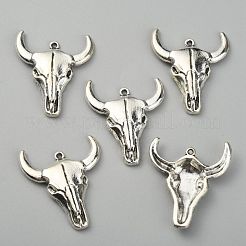 Tibetischer stil Aluminium Anhänger & Charms&nbsp;FIND-CJC0007-02