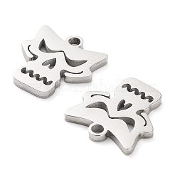 Anlaufgeschützte Charms aus chirurgischem Edelstahl 316&nbsp;STAS-Q314-07P