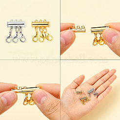 2 set 2 fermagli magnetici in lega di stile&nbsp;FIND-YW0001-24
