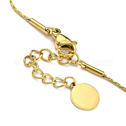 Braccialetto con perle naturali e perline a forma di cuore&nbsp;BJEW-Z016-04G