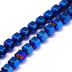 Electroplate non magnetici ematite sintetico fili di perline&nbsp;G-I095-M