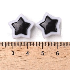 Zweifarbige Acrylperlen&nbsp;OACR-U003-07