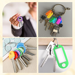DIY Schlüsselanhänger-Sets aus Kunststoff zum Herstellen von Schlüsselanhängern&nbsp;DIY-SP0002-52