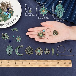 DIY-Set zur Herstellung von Vintage-Ohrhängern&nbsp;DIY-SC0018-40